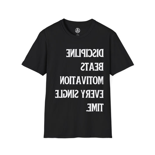 Discipline Over Motivation – Signature Tee